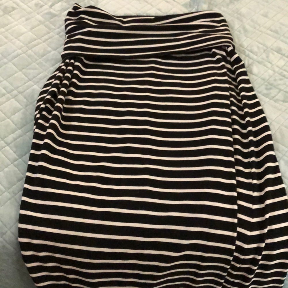 Black & White Stripped Skirt